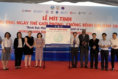 Joints efforts to help Vietnam to eliminate dog-transmitted rabies deaths by 2030