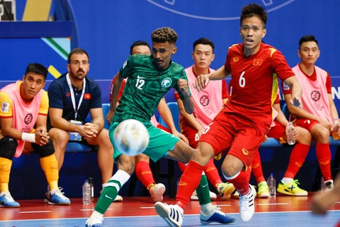 Vietnam defeat Saudi Arabia, top Group D at AFC Futsal Asian Cup