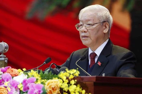 Party leader congratulates Chinese Party General Secretary on re-election