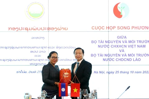 Vietnam, Laos step up cooperation in resources, environment management