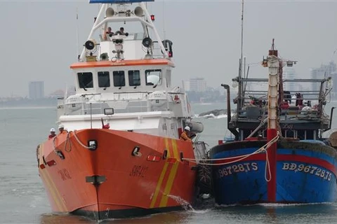 Fishing vessel in distress with 13 fishermen onboard brought ashore safely 