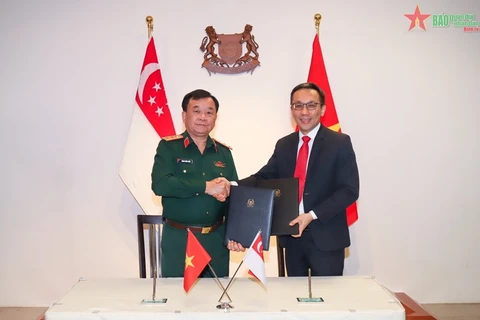 Singapore ,Vietnam reaffirm defence relations