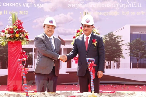 Hanoi builds headquarters of Vientiane justice, procuracy sectors as gift