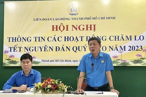 HCM City Labour Federation supports workers during Tet