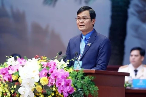 Bui Quang Huy re-elected First Secretary of HCYU Central Committee