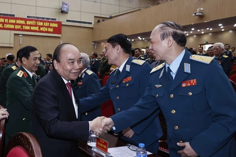 President attends gathering celebrating 50th anniversary of "Dien Bien Phu in the air" victory