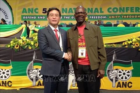 Party delegation attends African National Congress’s national conference