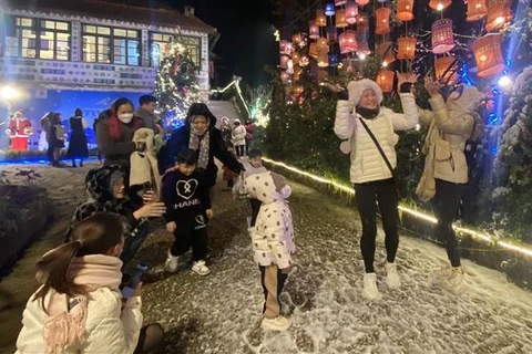 “Sa Pa – Snowy Paradise” winter festival opens