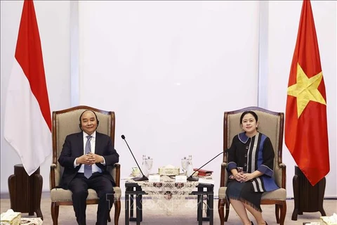 Indonesian legislative bodies’ websites highlight leaders' meetings with Vietnamese President