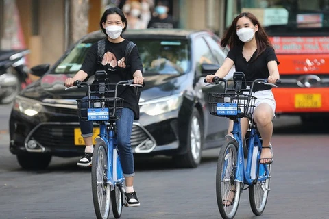 Work started on first public bike service station in Hanoi