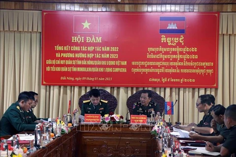 Dak Nong steps up military, defence ties with Mondulkiri of Cambdia