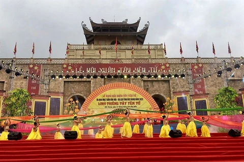 Tay Yen Tu Spring Festival takes place in Bac Giang