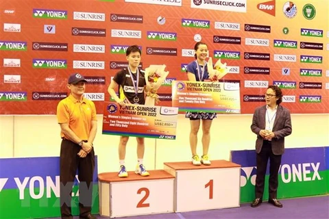 Vietnam’s top female badminton player now 49th in world ranking