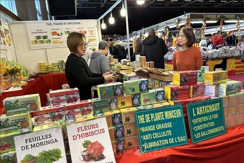 Vietnamese tea, dried fruits introduced in Paris fair