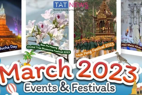 Thailand braces for busy March of festivals and events