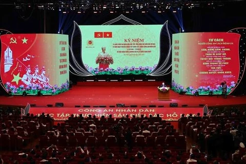 Ceremony marks 75 years of public security force’s implementation of President Ho Chi Minh’s teachings