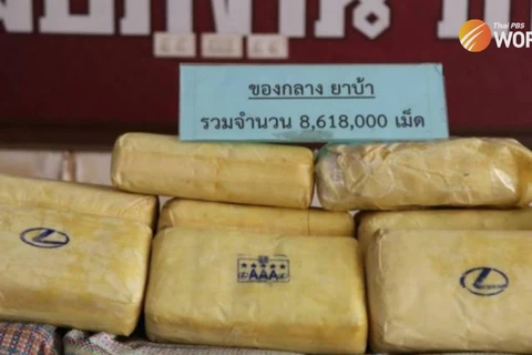 Thai police seize large amount of crystal meth