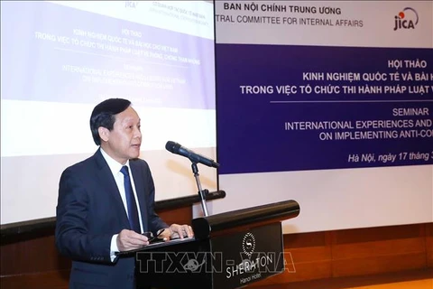 Anti-corruption experience shared at Hanoi conference