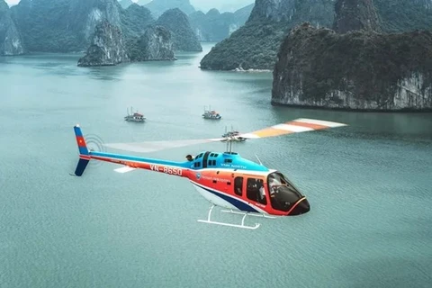 Search and rescue operations underway for victims in helicopter crash on Ha Long Bay