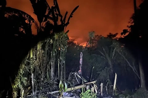 Thailand: Forest fire threats national park