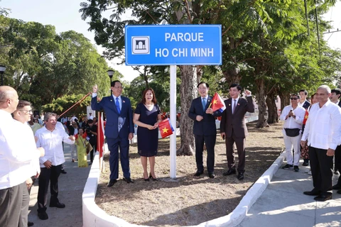 Park in Cuban capital renamed Ho Chi Minh