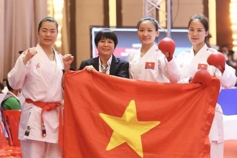 Vietnamese Karate fighters conclude competitions in SEA Games 32 with six golds