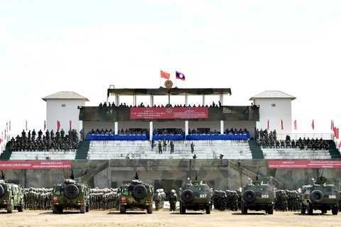 Laos, China hold joint military drill