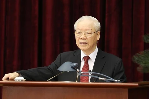 Party leader emphasises improving leadership in new period