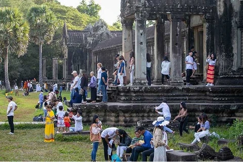 Number of international tourist arrivals to Cambodia skyrocket