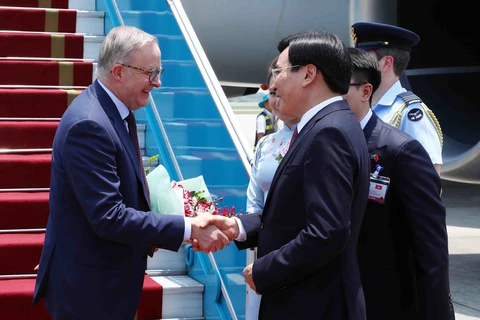 Australian PM Anthony Albanese begins official visit to Vietnam