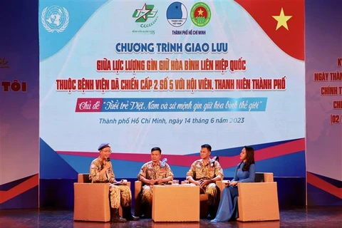  Exchange held for HCM City youth, Vietnamese peacekeepers