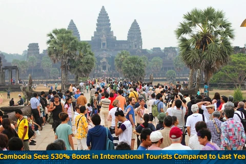 Cambodia welcomes 2.1 mln int'l tourists in first five months 