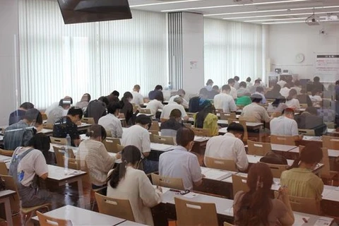 Nearly 800 candidates join 6th Vietnamese language test in Japan