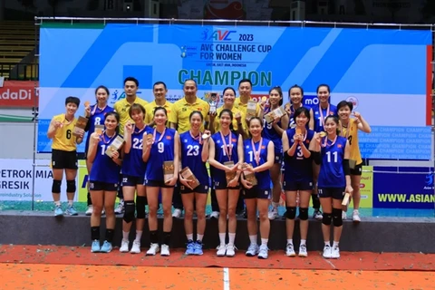 Vietnam secure first-ever title in Women's AVC Challenge Cup