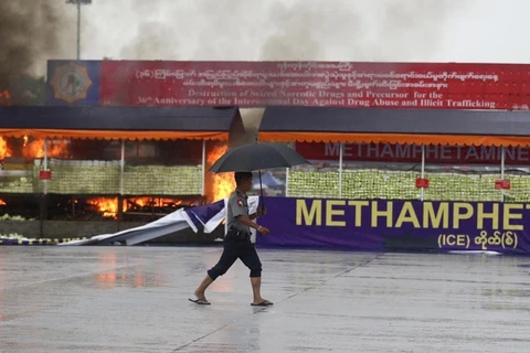 Thailand, Myanmar burn down over 1 billion USD worth of drugs