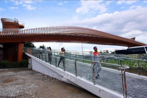 Japan-style bridge inaugurated in Da Nang city