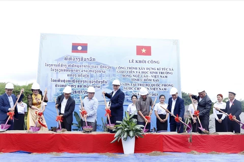 Work begins on Laos-Vietnam bilanguage school