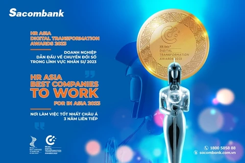 Sacombank wins “Best Companies to Work for in Asia” award for third time