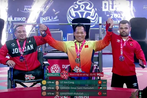 Athlete wins gold at World Para Powerlifting Championships