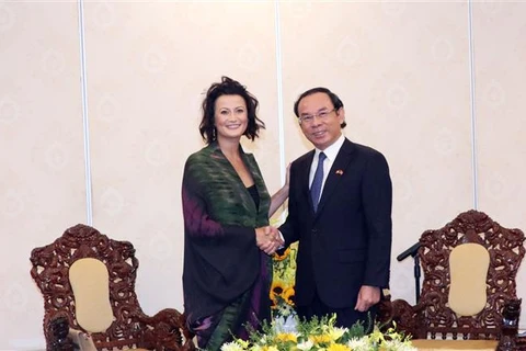 HCM City's leader receives Belgian Senate President