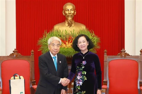 Party official receives President of Japanese House of Councillors