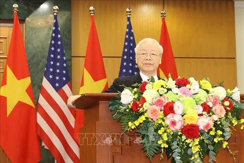 Party General Secretary’s address to the press after talks with US President