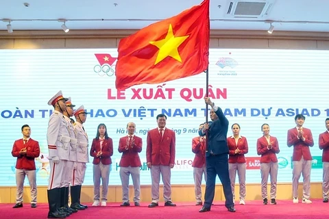 Send-off ceremony for Vietnamese athletes to 19th ASIAD