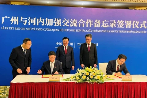Hanoi fosters partnership with China’s Guangzhou city