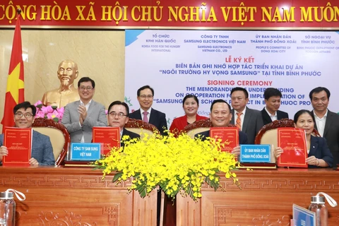 Samsung Hope School to be built in Binh Phuoc province