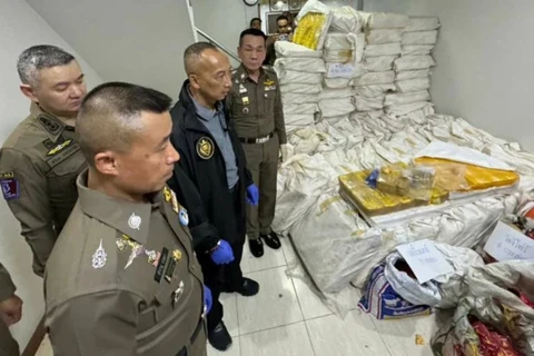 Thai police seize drugs worth 8 million USD