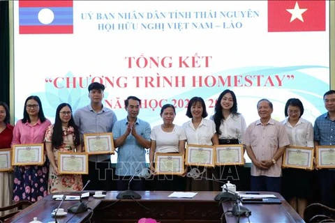 "Homestay programme" helps Lao students better Vietnamese language skills