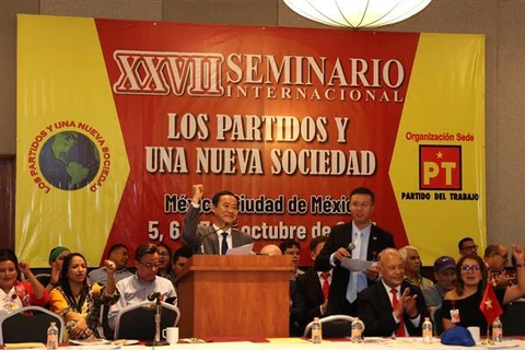 CPV delegation attends int’l conference on political parties and new society in Mexico