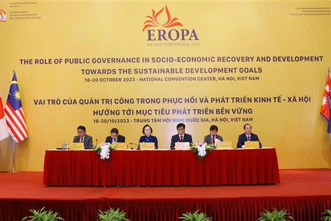 EROPA conference considers public governance toward recovery, development
