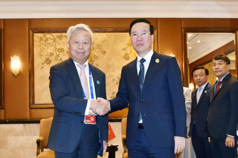 Vietnamese President receives leader of Asian Infrastructure Investment Bank